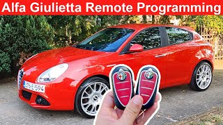 How to Reprogram Key Remote on Alfa Giulietta, Fixing the Key