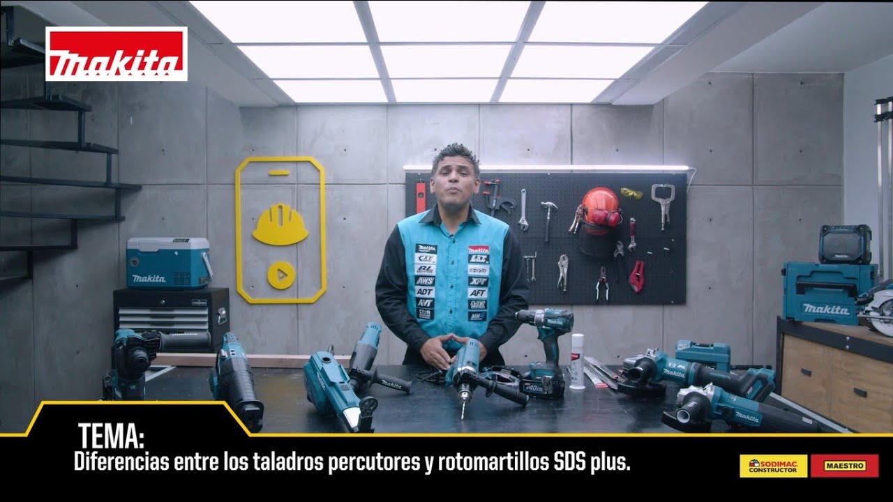 Diferencias entre los taladros percutores y rotomartillos sds plus