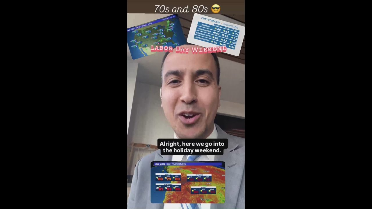 Warm and mainly dry Labor Day weekend - YouTube