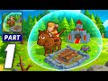 Kingland: Castle Adventure - Gameplay Walkthrough Part 1 - Claim Lands Build Castles (iOS, Android)