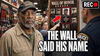 Arrogant Cop Humiliates Black Veteran at a Hardware Store — Then the Wall of Honor Falls Silent