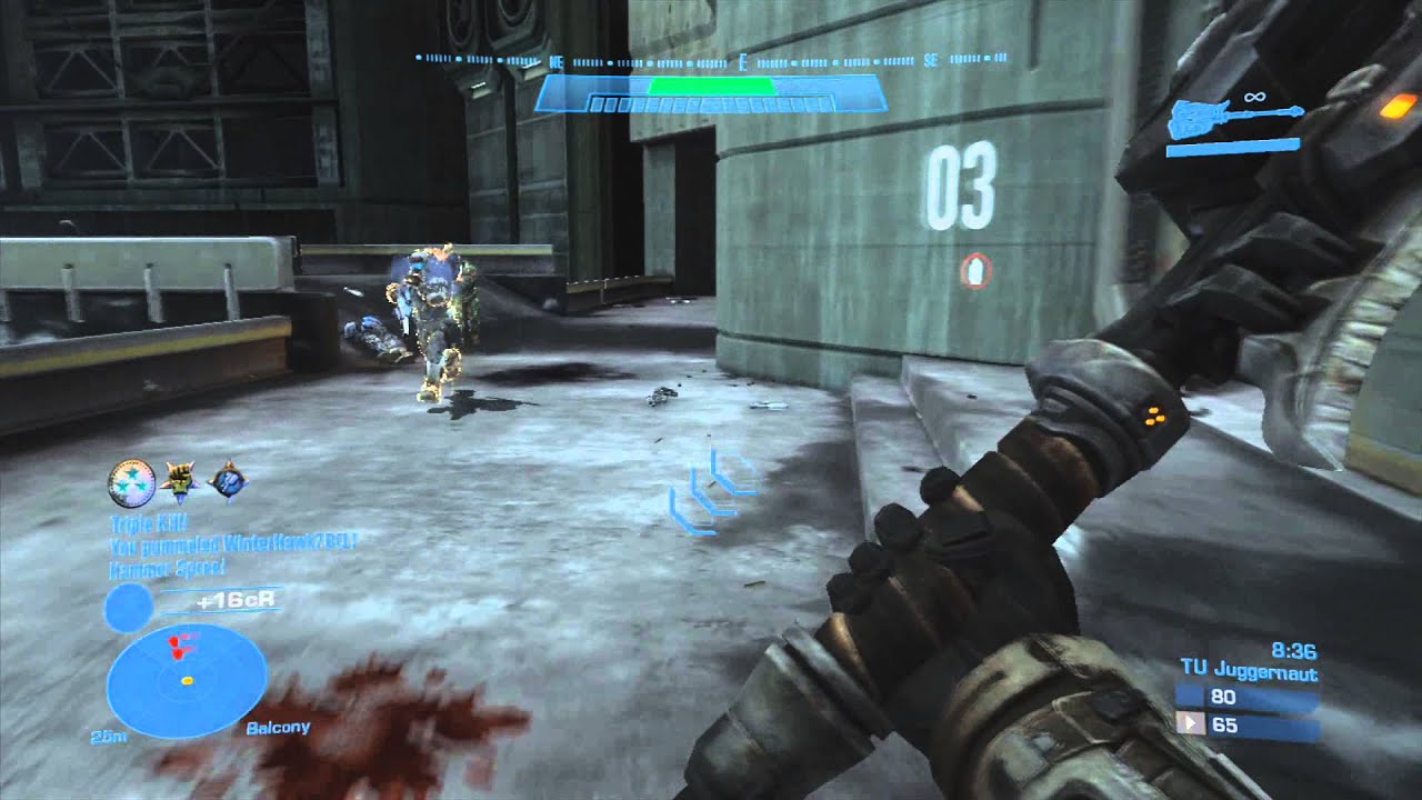 How To Play Juggernaut 16-0 (Halo: Reach Gameplay)