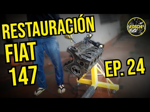 𝗗𝗘𝗦𝗔𝗥𝗠𝗘 COMPLETO y 𝗟𝗜𝗠𝗣𝗜𝗘𝗭𝗔 al 𝗕𝗟𝗢𝗖𝗞 del MOTOR / Restauracion Fiat 147 𝗘𝗽. 𝟮𝟰 - FOSCHI
