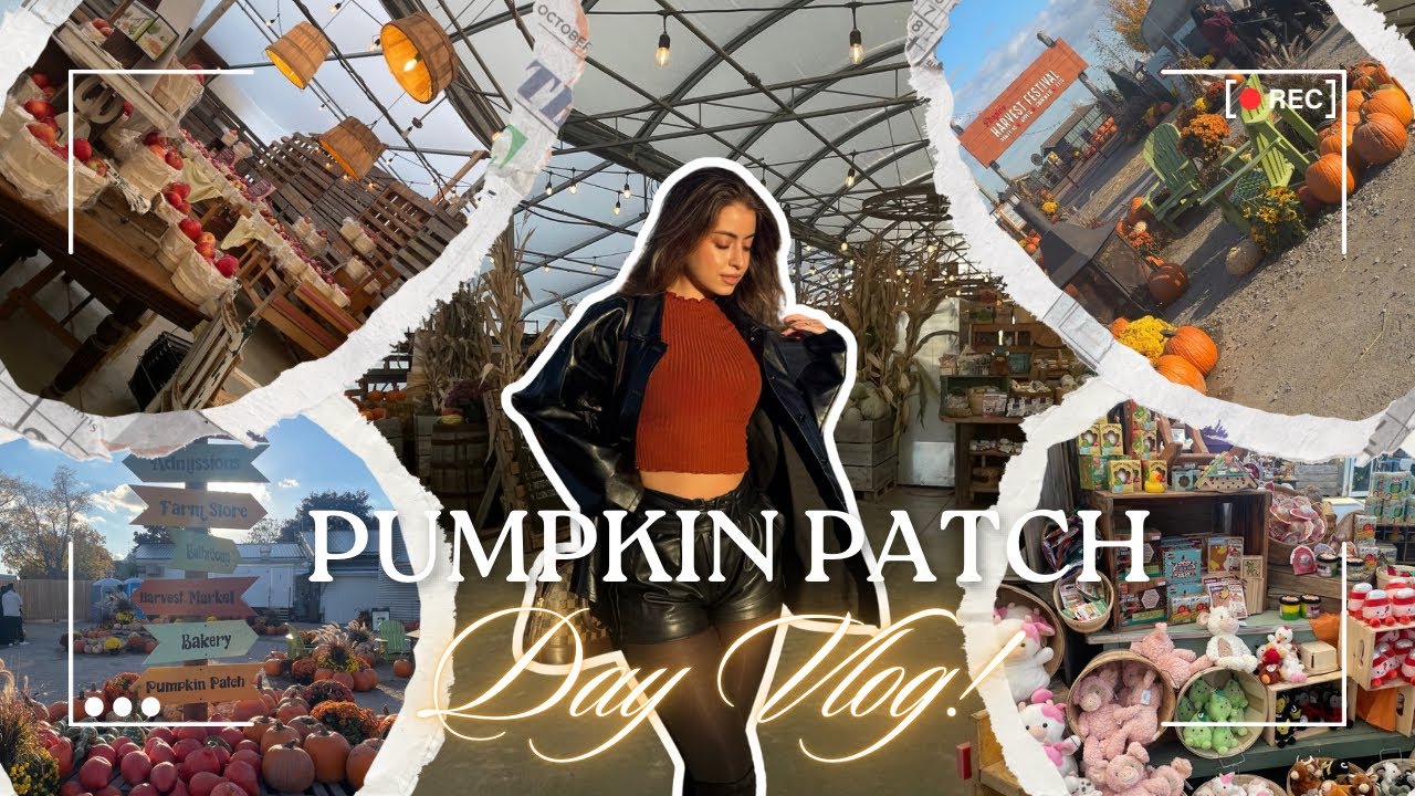 Pumpkin Patch Adventures 🎃 | Cozy Fall Vlog at Pingles Farm Market 