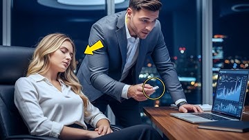 Female CEO Pretends to Sleep to Test the Single Dad—Then She Freezes When Seeing What He Does…