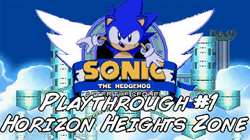 Sonic After the Sequel (2K HD) Playthrough - Part 1 "Horizon Heights Zone"