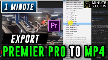 How to export premiere pro to mp4 2025 | export video in premiere pro