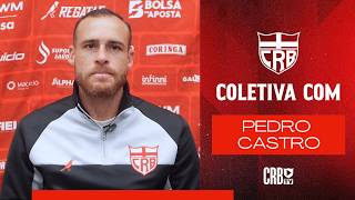 🎙️ COLETIVA PRÉ-JOGO - PEDRO CASTRO (JUVENTUDE X CRB | SÉRIE B 2026)