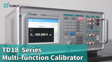 Getting to know our TD18 series multi-function calibrator