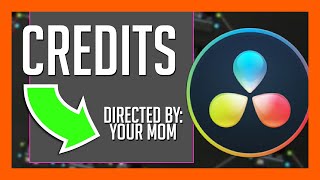 How to Make Scrolling Movie Credits in Resolve 16 screenshot 4