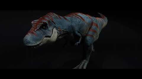 Animated Tyrannosaurus Rex Dinosaur Running [HD] #trailer #2022trailers #movietrailer #blender