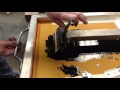 Manual cylindrical screen printer