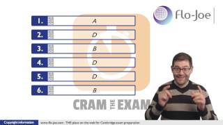 CramTheExam: CAE/Advanced Use of English Part 5 (Flo-Joe.com)