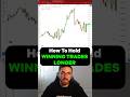 How To Hold Winning Trades LONGER Stockmarket Daytrading Shorts