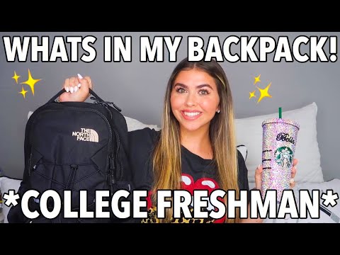 WHATS IN MY BACKPACK? 2019 *COLLEGE EDITION* (FRESHMAN) - YouTube