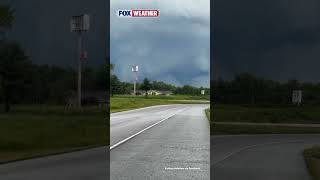 Large Tornado Caught on Camera Near Dix, Illinois 🌪️