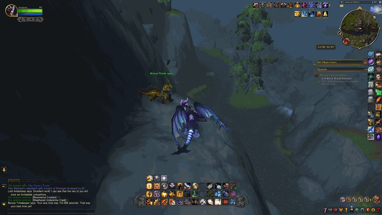 WoW War Within / Skyriding Racing - The Wold Ways (Advanced course)