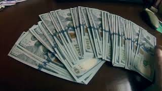 What $4,000 in $100 Dollar Bills looks like