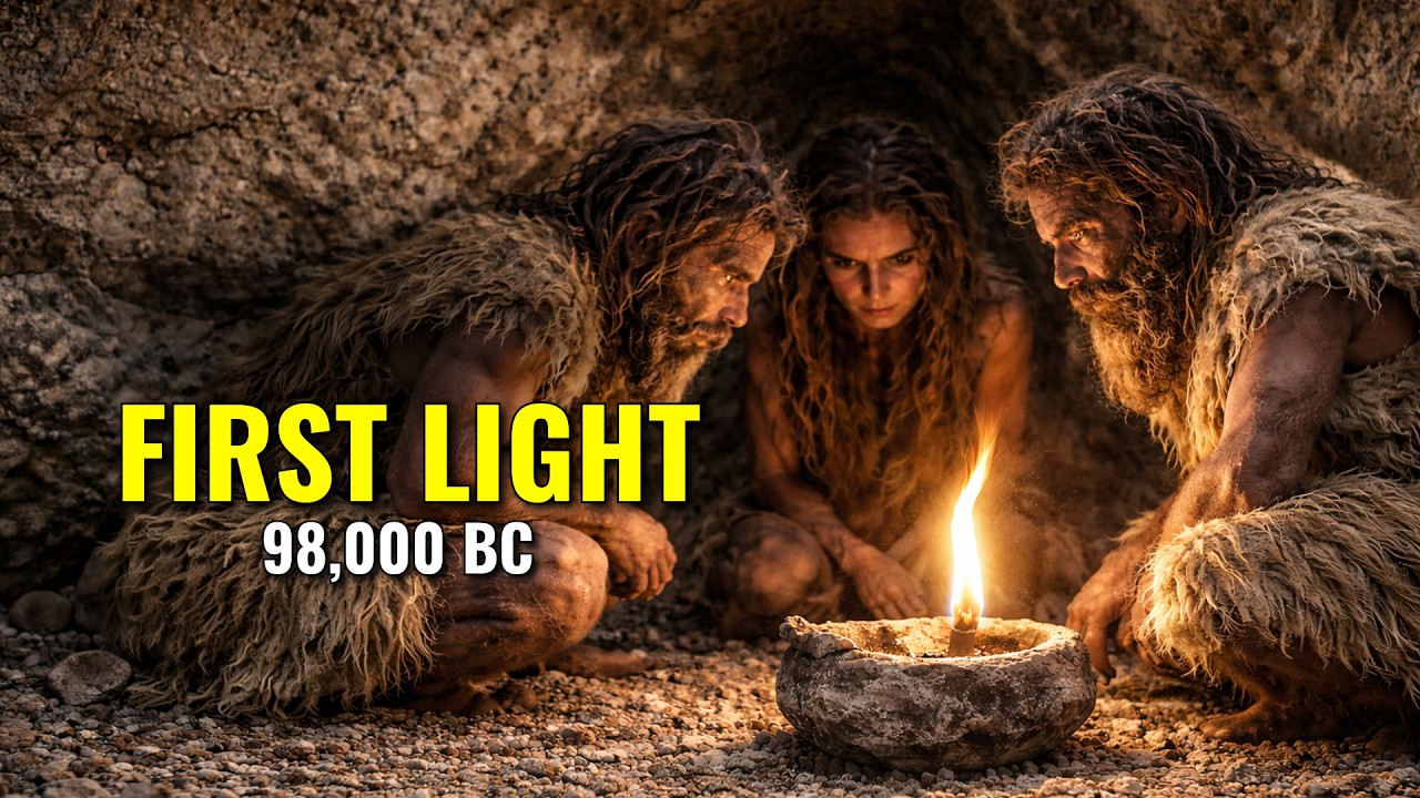 The First Time Humans Created Light (98,000 BC)