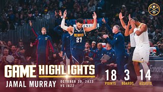 Jamal Murray Secured A Double-Double | Full Game Highlights 10.30.23