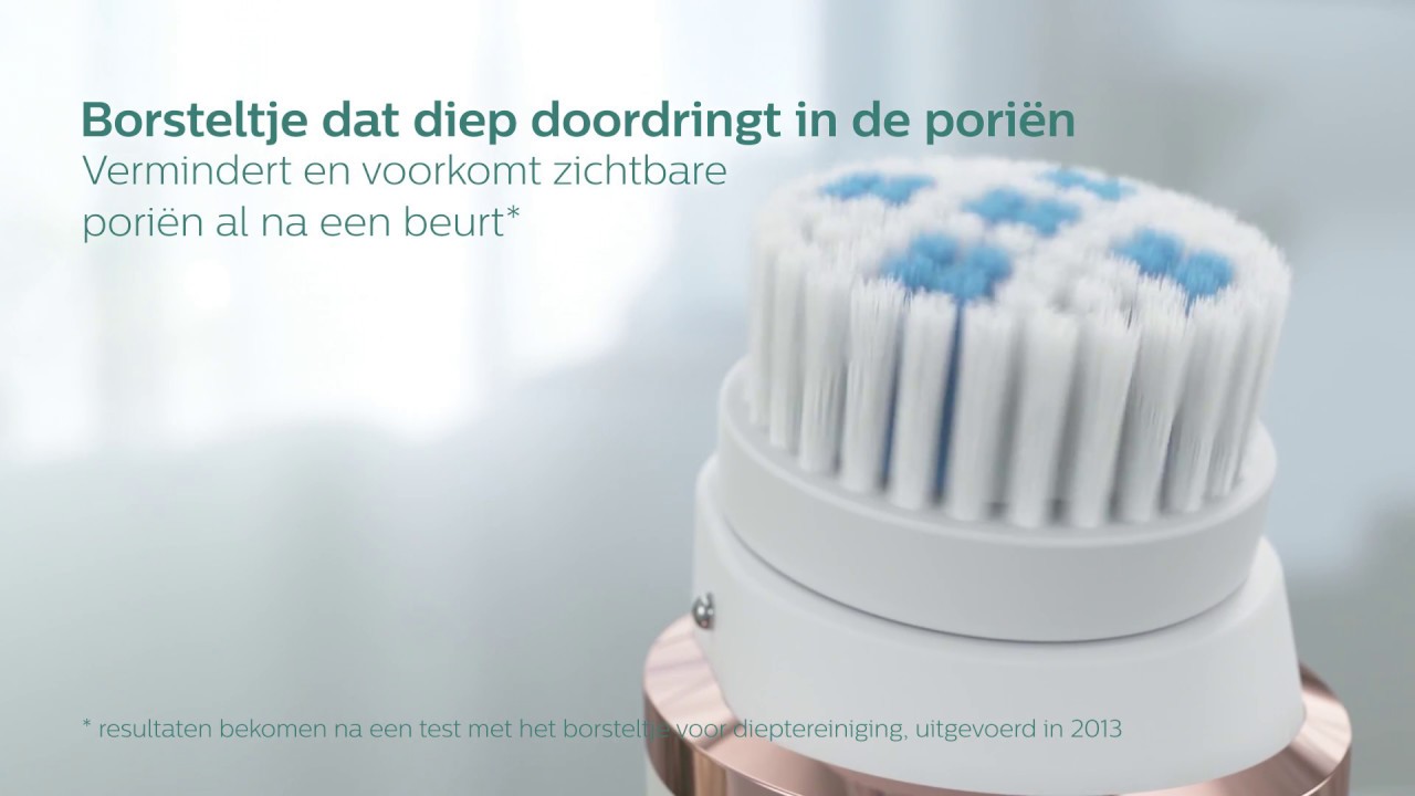 Philips VisaPure Advanced Purity - Gezichtsreinigingsborstel voor thuis