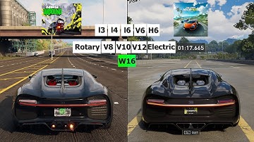 NFS Unbound vs The Crew Motorfest | Cars Engine Sound Direct Comparison | Different Engine Types