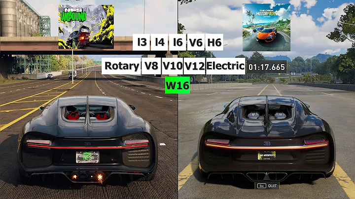 NFS Unbound vs The Crew Motorfest | Cars Engine Sound Direct Comparison | Different Engine Types