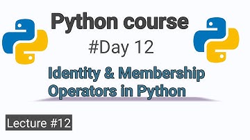 Python Identity & Membership Operators Explained | Python Basics Tutorial for Beginners (2025)