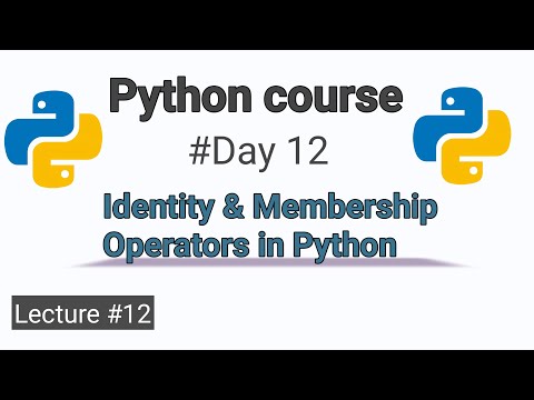 Python Identity & Membership Operators Explained | Python Basics Tutorial for Beginners (2025)