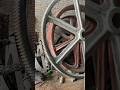 Giant wheel cleaning with crocodile grinder #factoryprocess