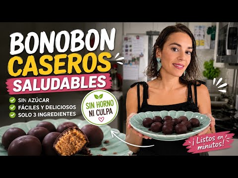 BONOBON CASEROS SALUDABLES 🍫 | Sin Azúcar, Fáciles y Deliciosos