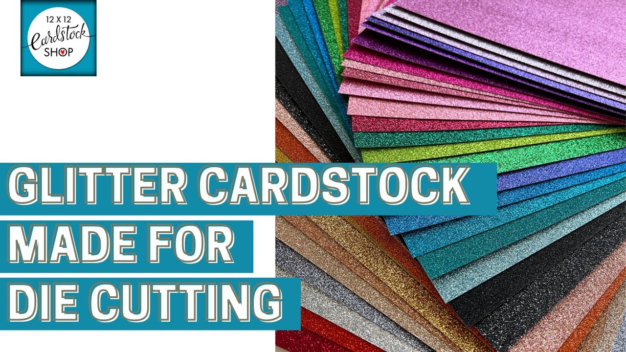 Glitter Cardstock for Die Cutting 