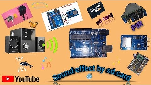 Sound effect by SD card||Audio in Arduino||Create sound effect||How to connect speaker with arduino