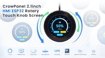 Unboxing & Assembling the CrowPanel 2.1" HMI ESP32 Rotary Touch Knob Screen