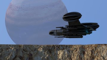 Alien Spaceship : Maya animation