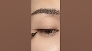 Winged Eyeliner Tutorial For Beginners ❤️😱#ytshorts