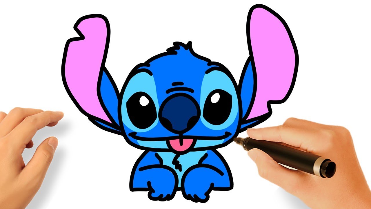 CÓMO DIBUJAR A STITCH FACIL PASO A PASO - thptnganamst.edu.vn