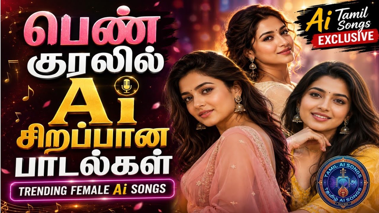 பெண் குரலில் இனிமையான பாடல்கள் | Trending Tamil Ai Songs | Tamil Ai Songs | Ai Tamil songs 