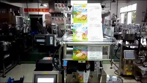 milk tablet counting and packing machine  with 4 side sealing sachet