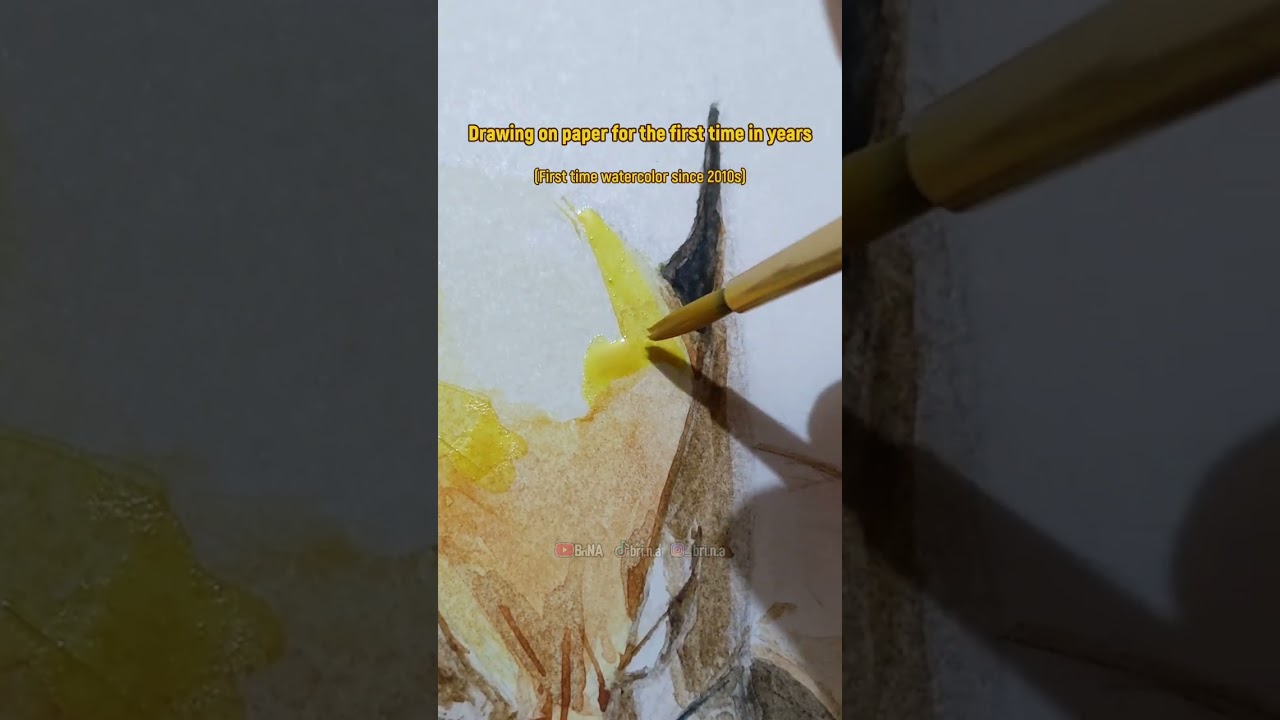 I drew on paper for the first time in years… #wolverine #marvelcomics #watercolorpainting