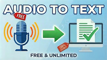 How to Convert Audio to Text FREE | 100% Accurate & Unlimited‎