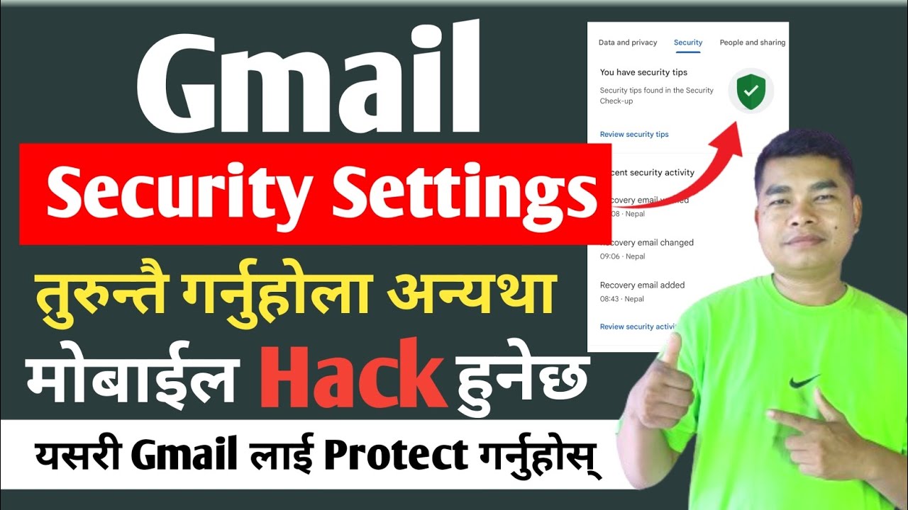 Phone Hacking Bata Kasari jogaune ! How To Secure Gmail Account From Hackers Secure Gmail