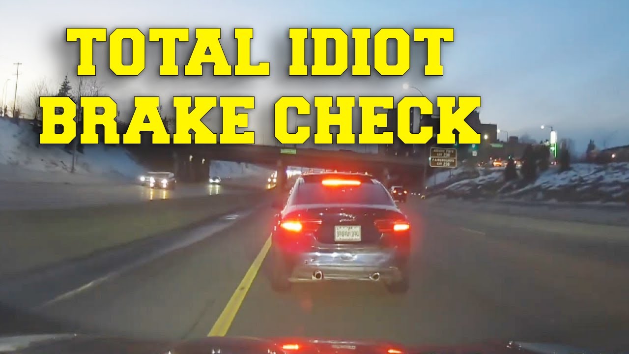 Drivers Lesson USA & Canada - Bad drivers, Driving fails, Road Rage, Brake Check 2025 