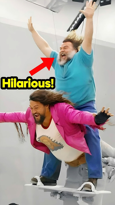 Minecraft Movie Bloopers that'll make you laugh😂 #aminecraftmovie #minecraft #jackblack #jasonmomoa