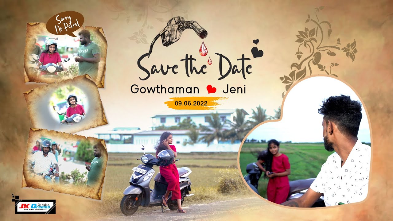 Jaffna Wedding Save The Date l Gowtham & Jeni | 11 June 2022 | JK Dreams Studio