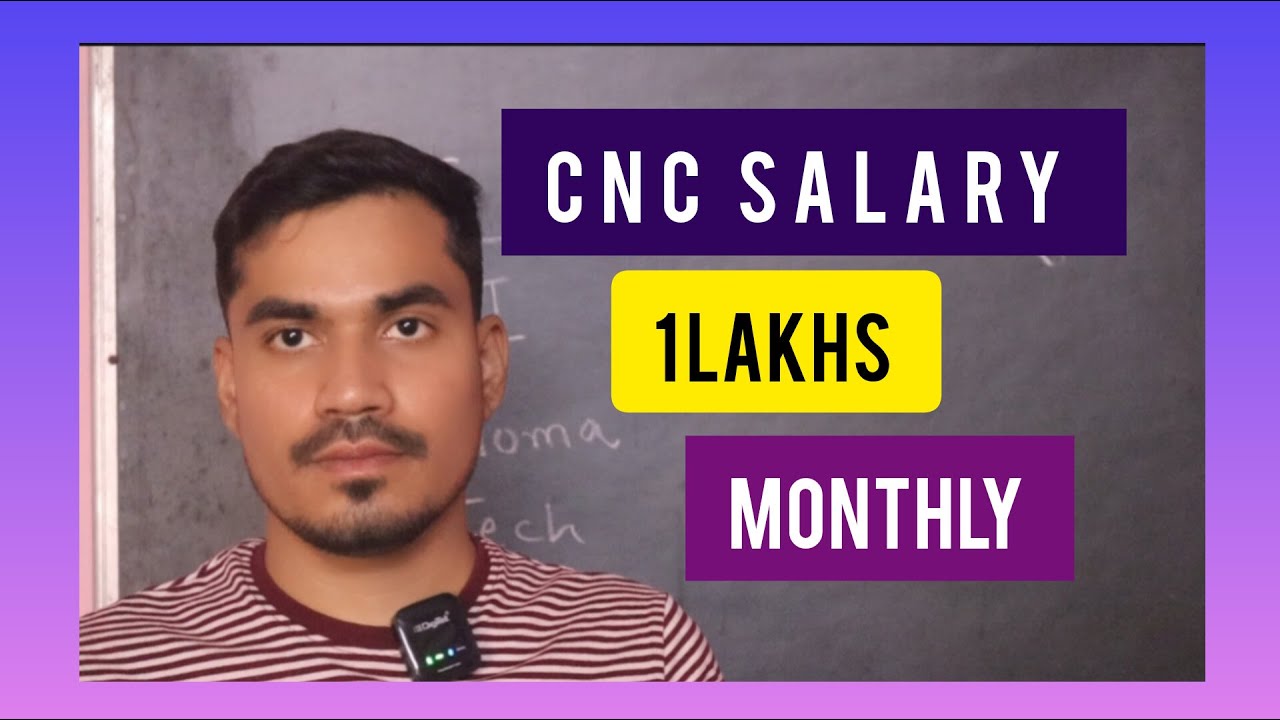 CNC operator salary in India per month