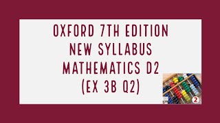 Factorization of Quadratic Expressions Ex 3b. Q2 NSM 2 (D2)|Study Room