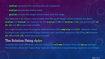Solving the Challenge of Creating Sequences from Two Variables in R