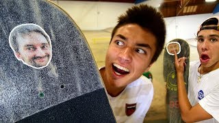 Aaron Kyro GRIPTAPE! BOARD SETUP @ BRAILLE HOUSE