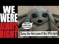 YIKES: Mandalorian & Grogu PLUMMETS & LOSES the top box office spot?! They're losing LOTS of $$!